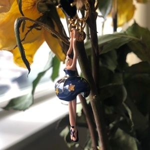 NWT Les Nereides Clip on Ballet Earring